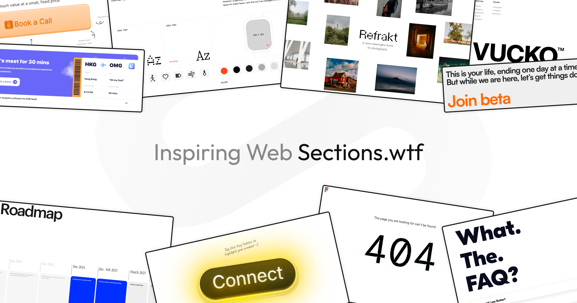 Sections.wtf app screenshot