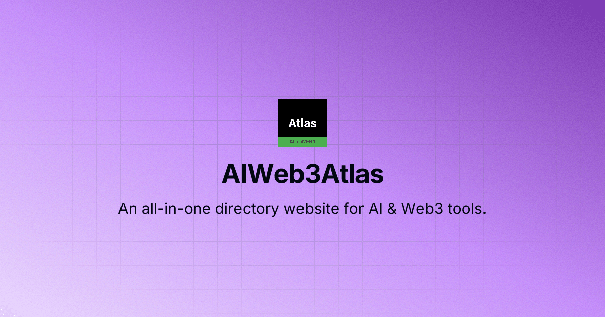 AIweb3Atlas app screenshot