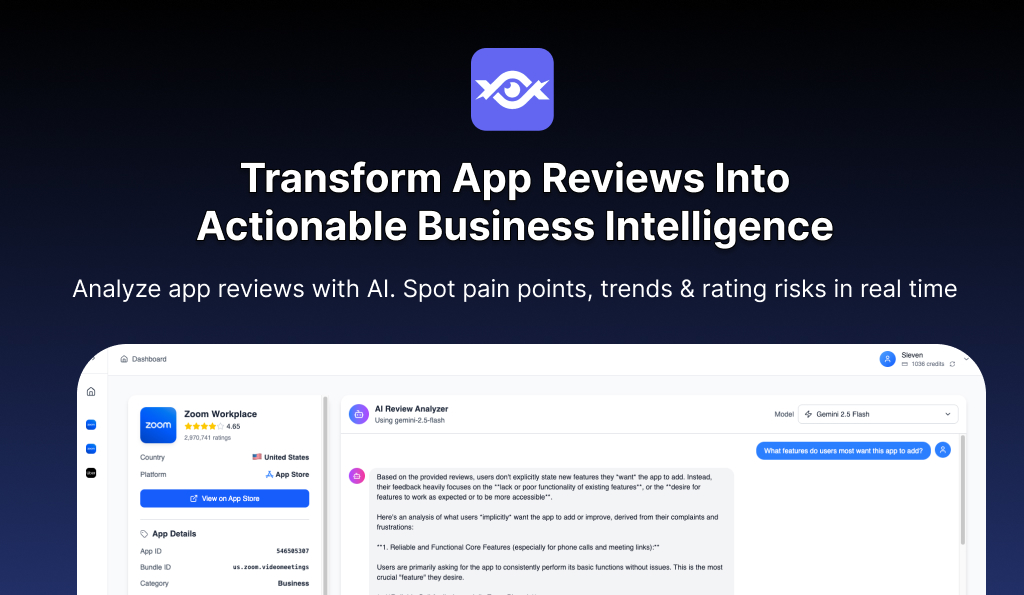 ReviewInsight app screenshot