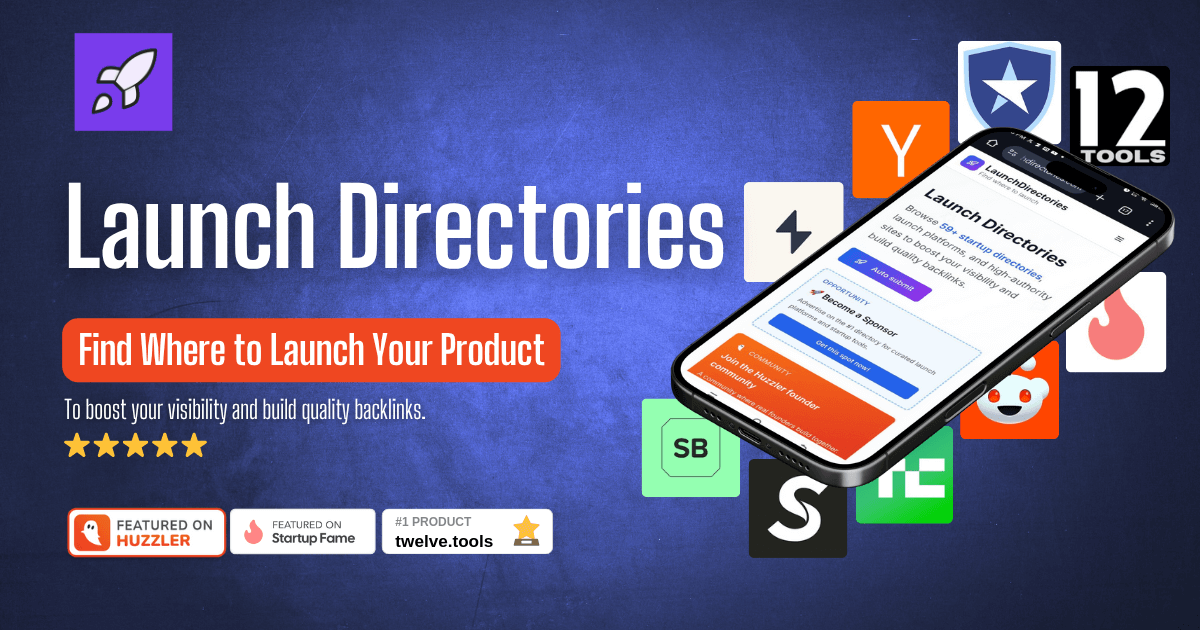 LaunchDirectories app screenshot