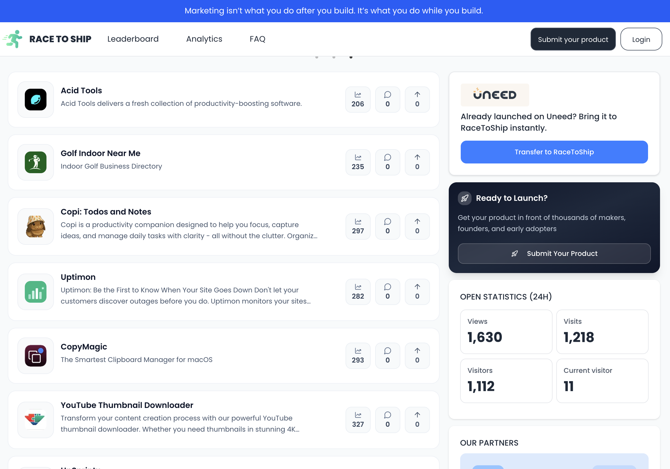 Race To Ship app screenshot