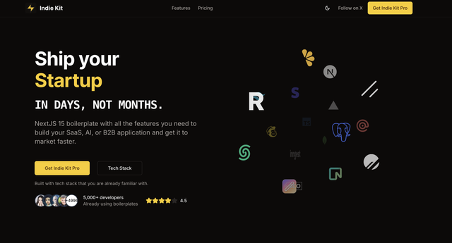 Indie Kit app screenshot