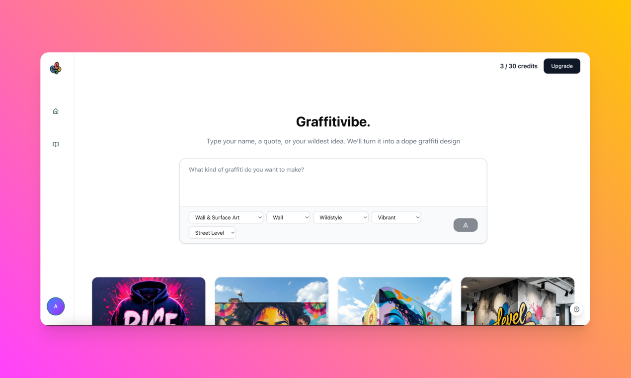 Graffitivibe app screenshot