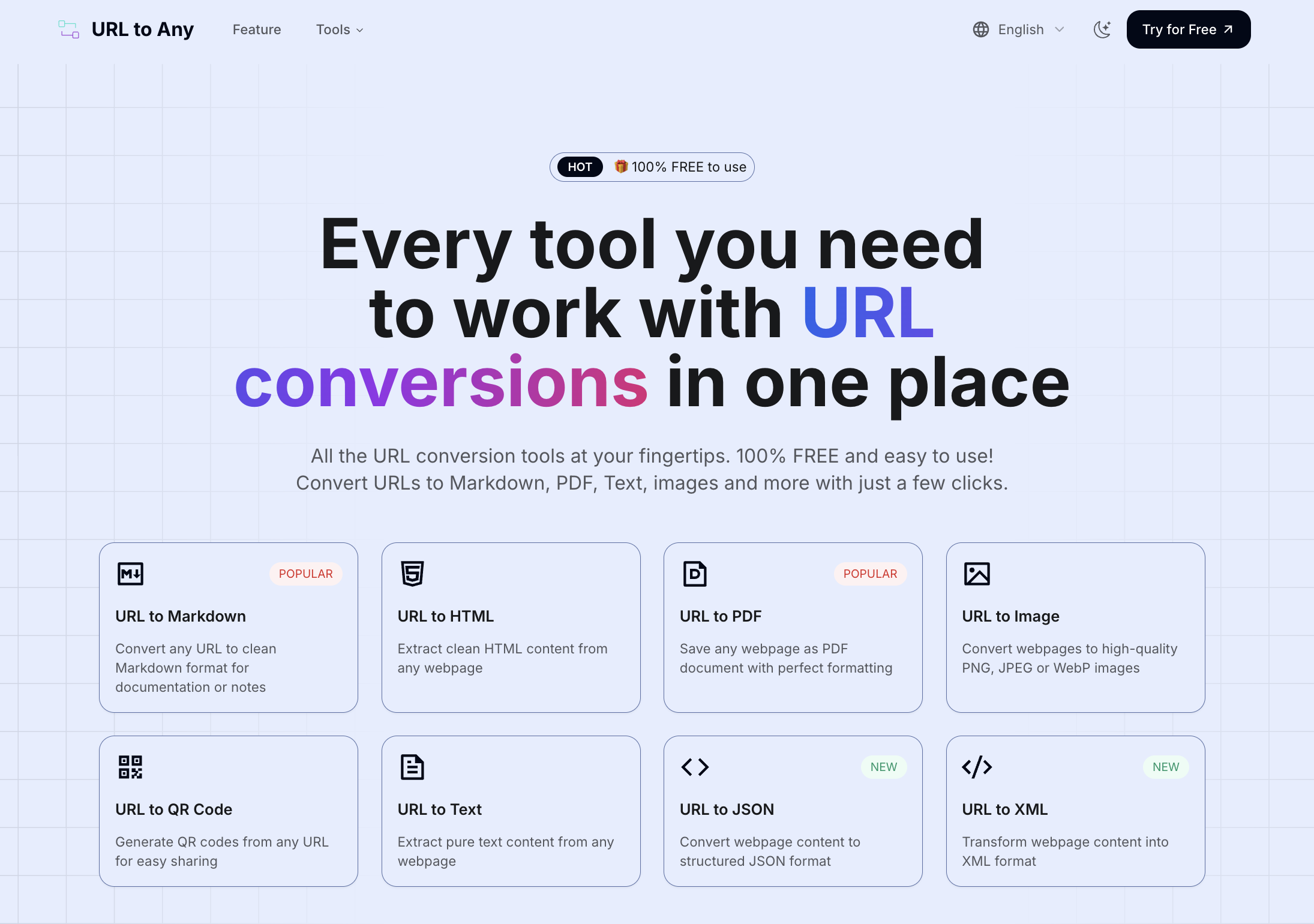 URL to Any app screenshot