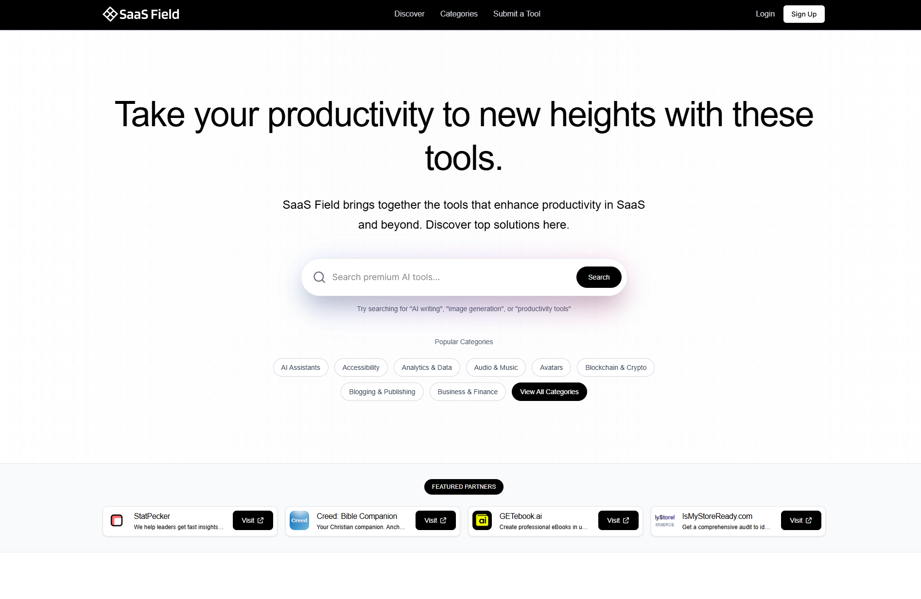 SaaS Field app screenshot