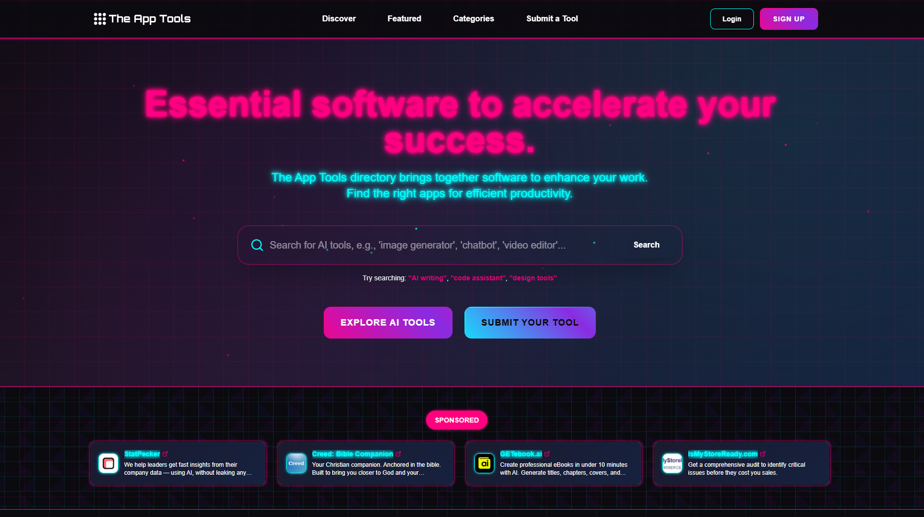 The App Tools app screenshot