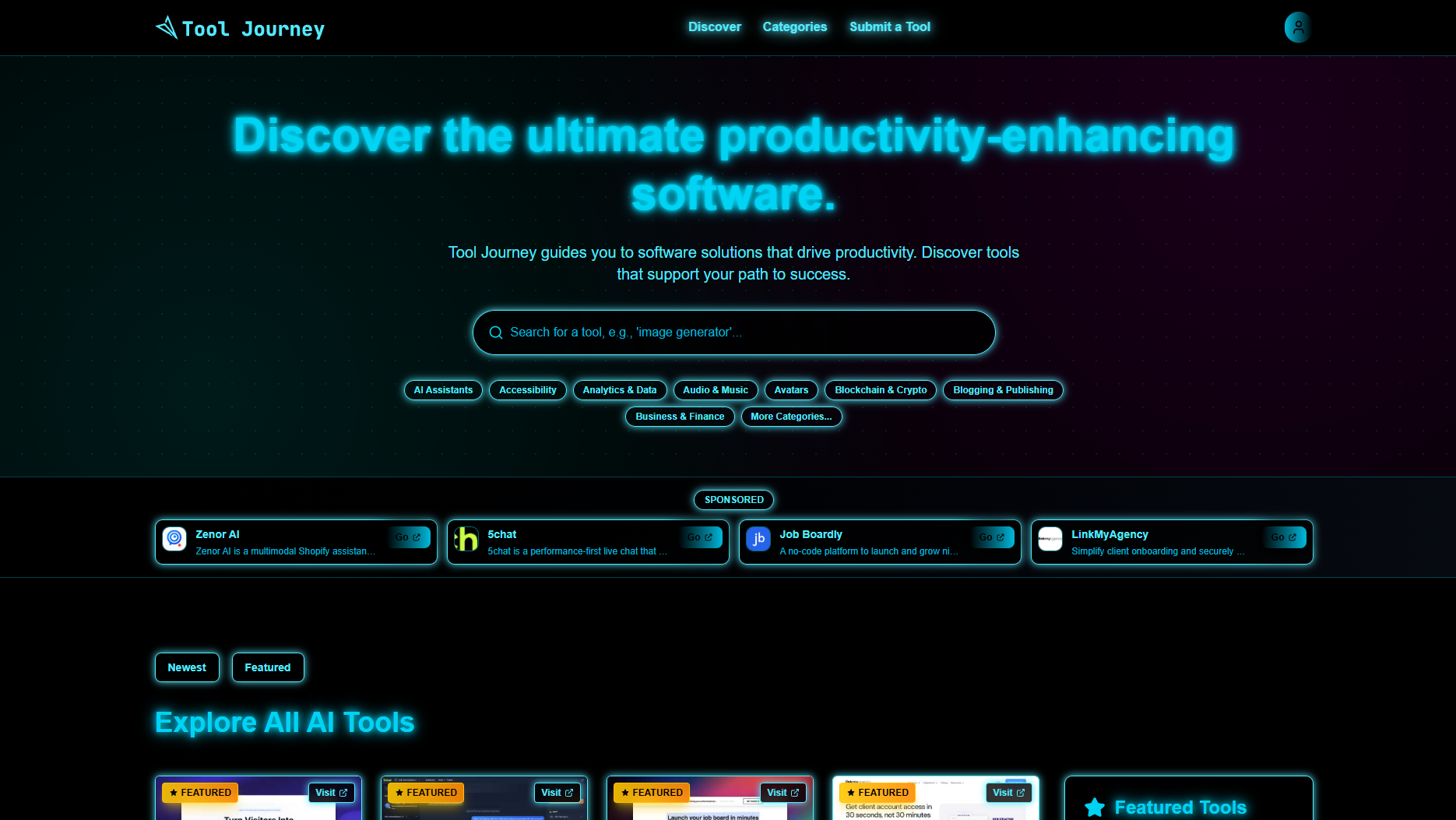 Tool Journey app screenshot
