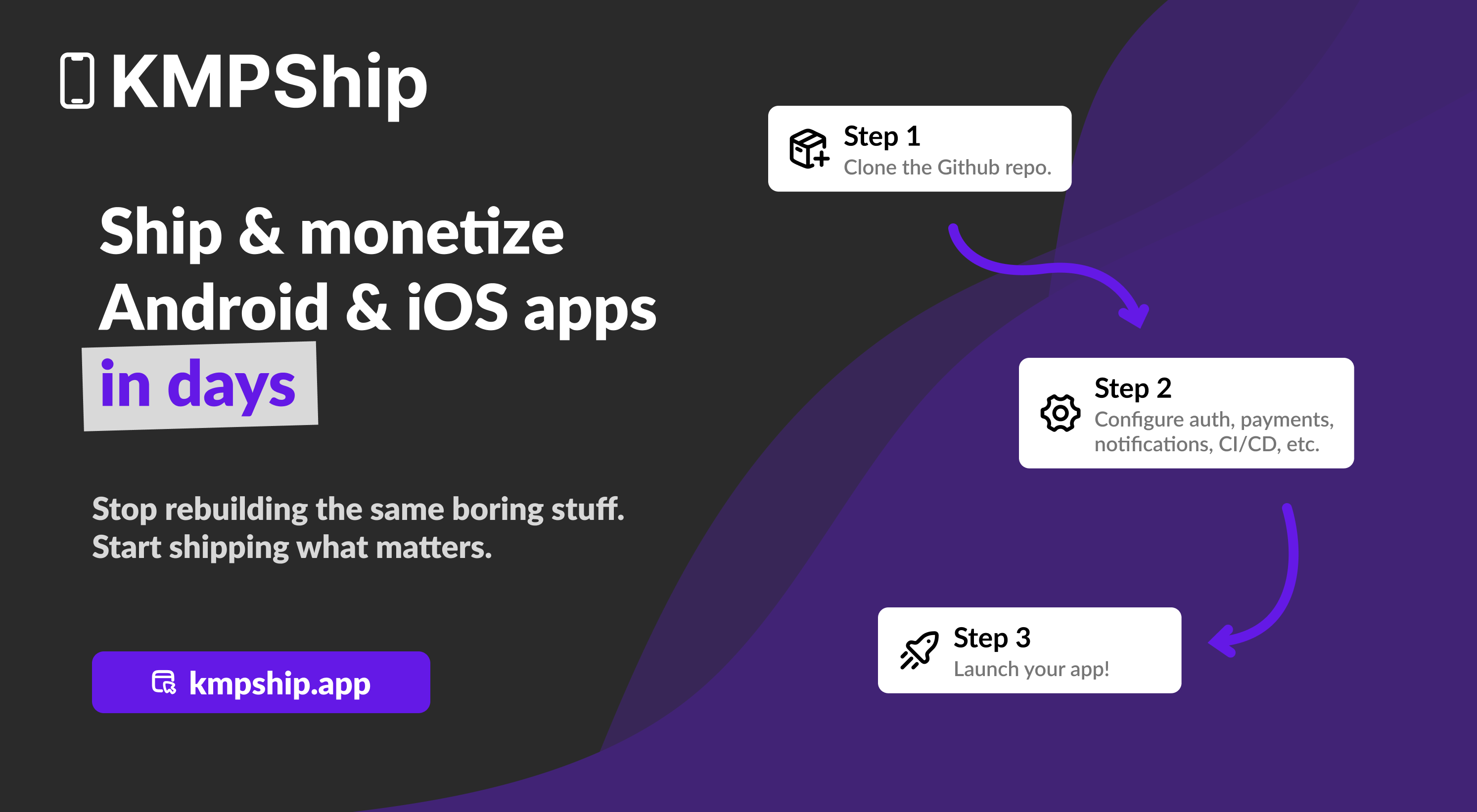 KMPShip app screenshot