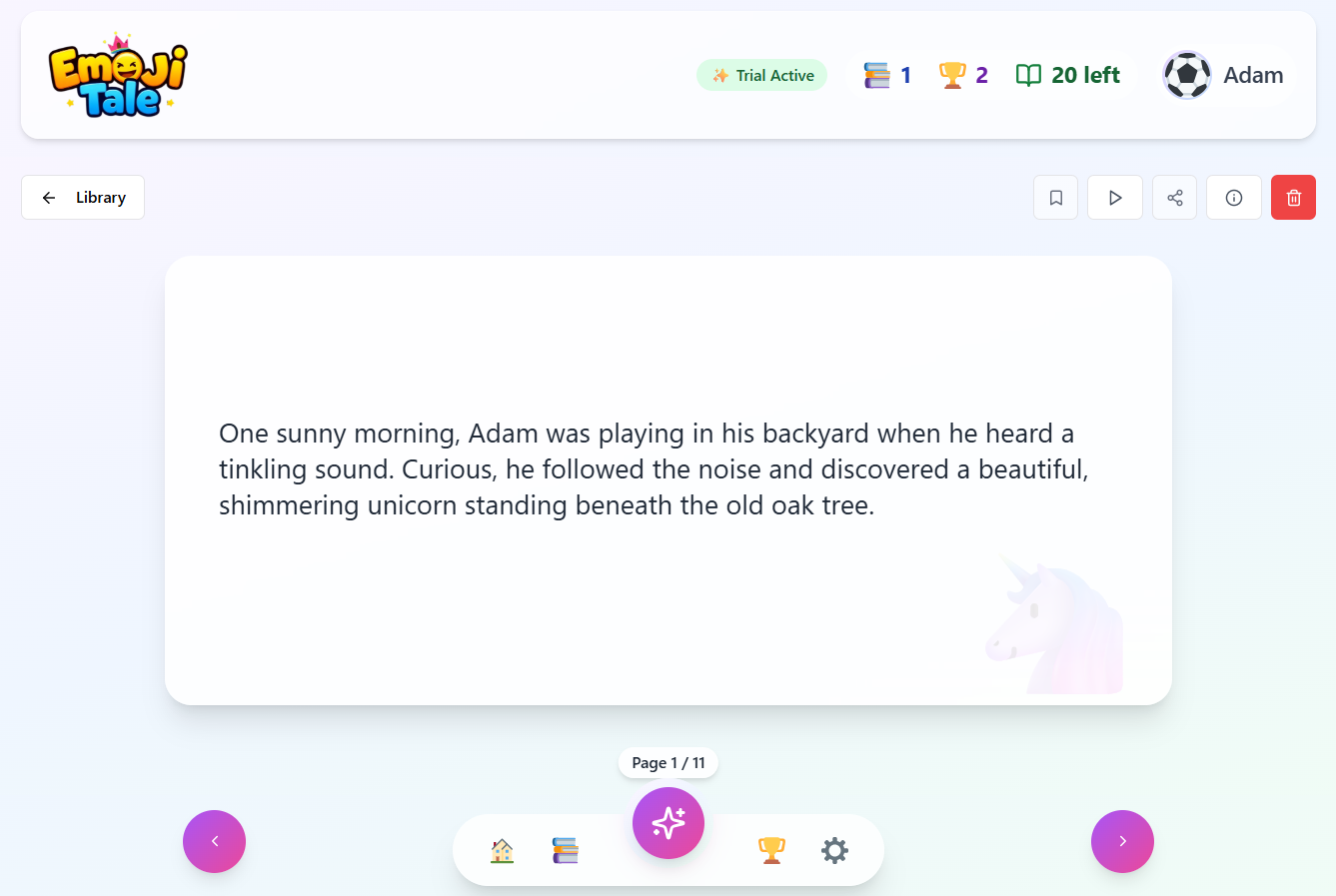 Emoji Tale app screenshot
