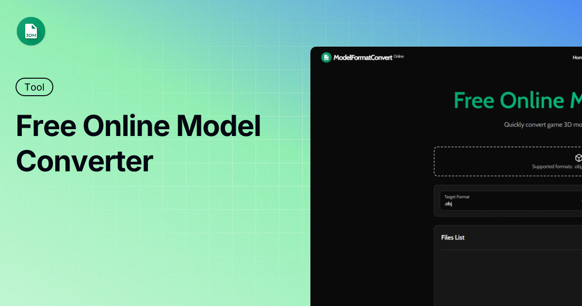 ModelFormatConvert app screenshot