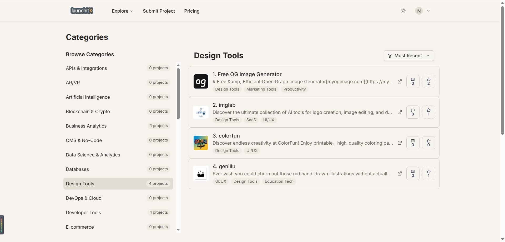 LaunchitX app screenshot