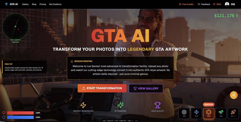 gta ai app screenshot
