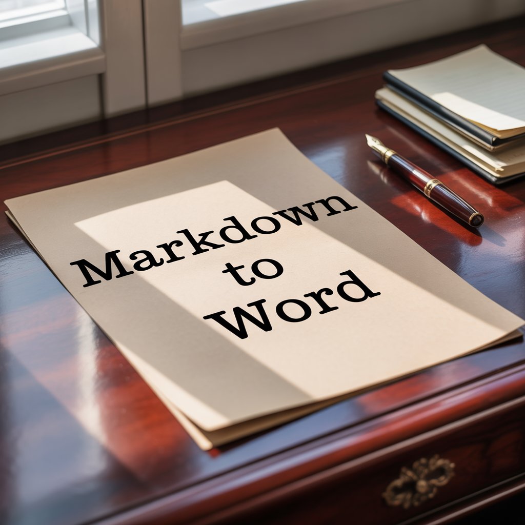 markdown to word