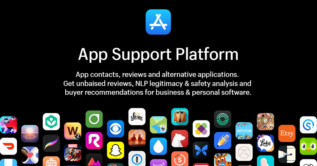 App Support app screenshot