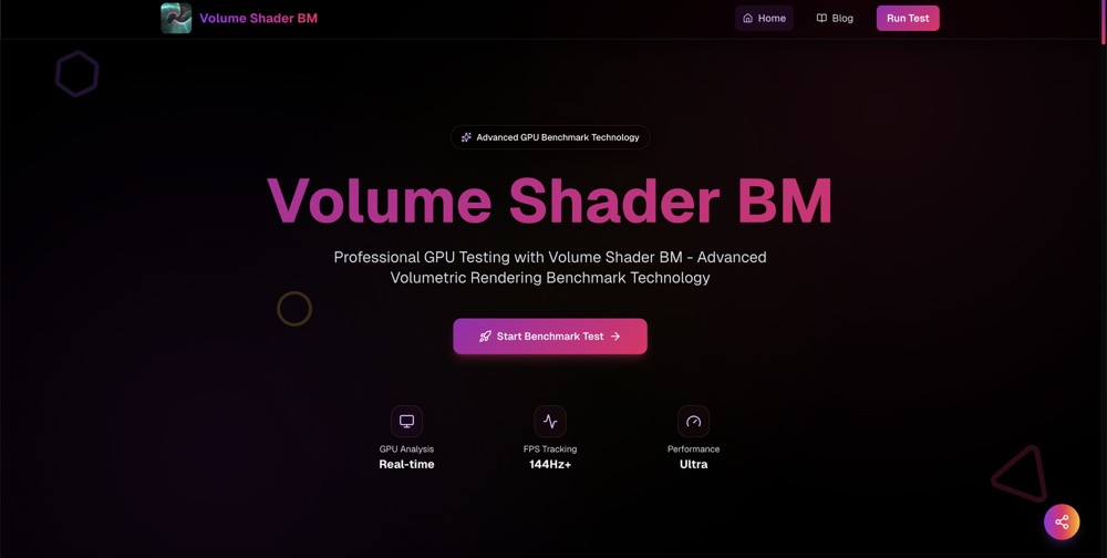 volume shader app screenshot