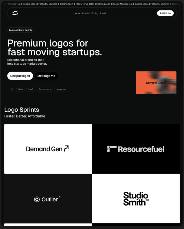 Logo Sprints app screenshot