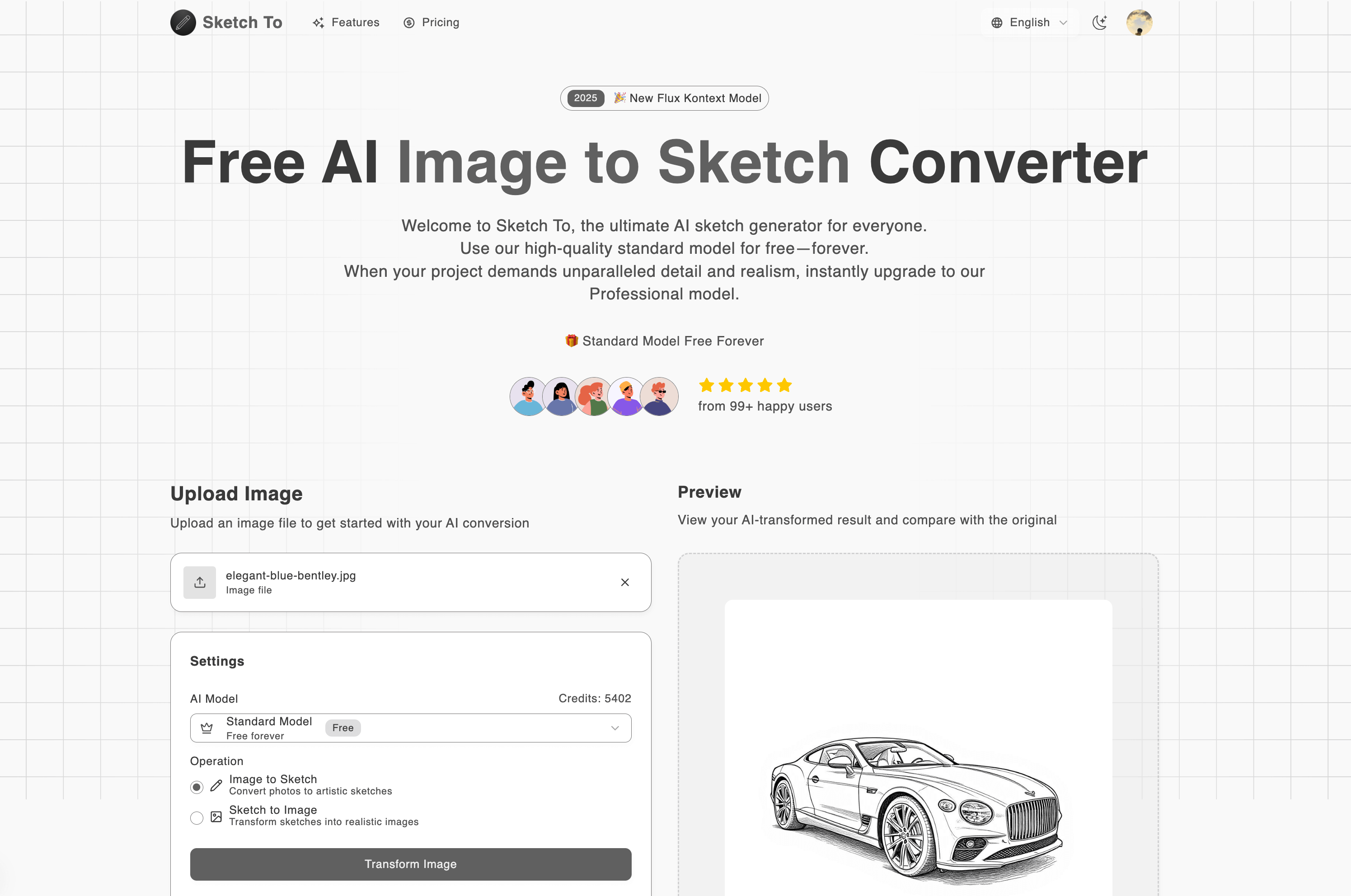 Sketch To app screenshot