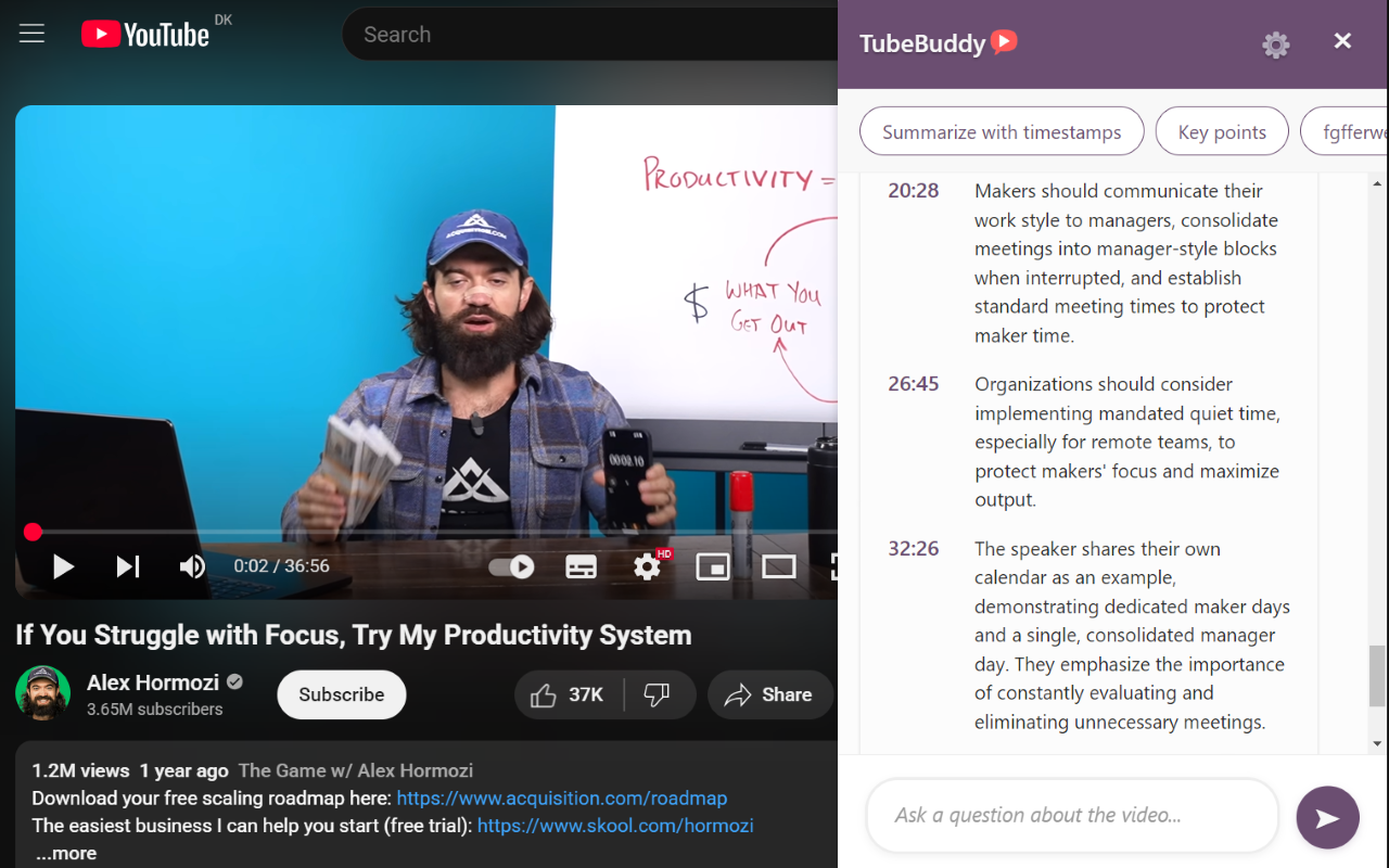 TubeBuddy app screenshot