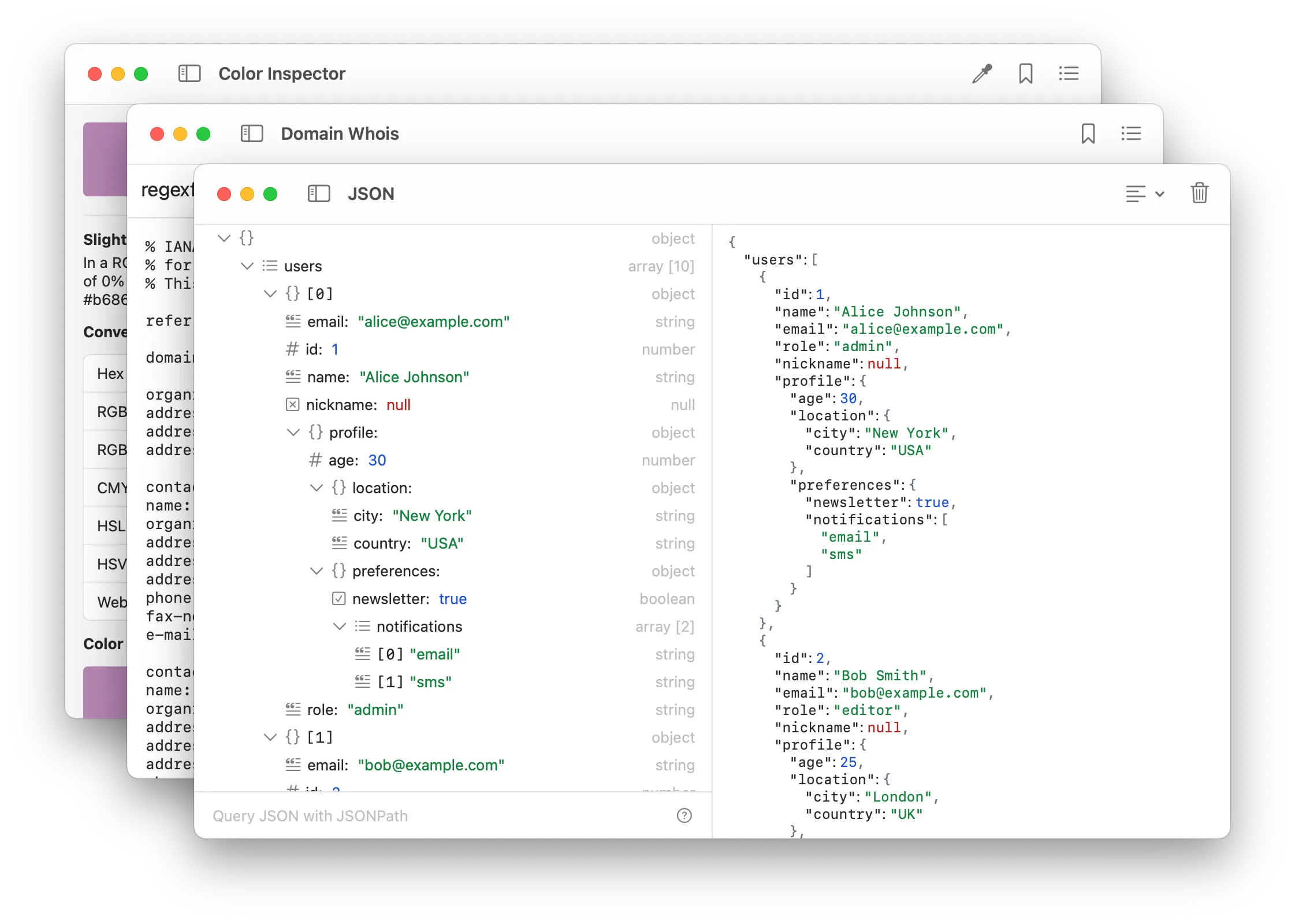 DevKnife app screenshot