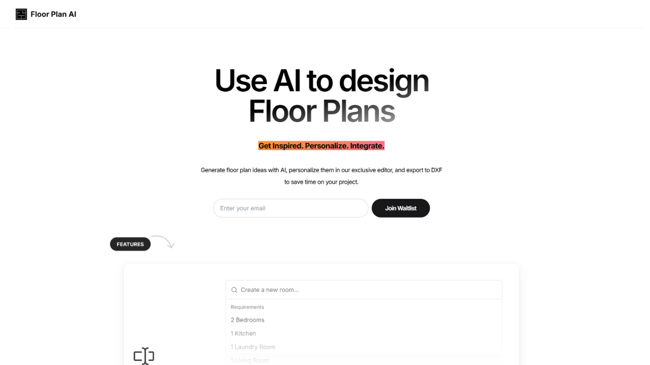 FloorPlan-AI app screenshot