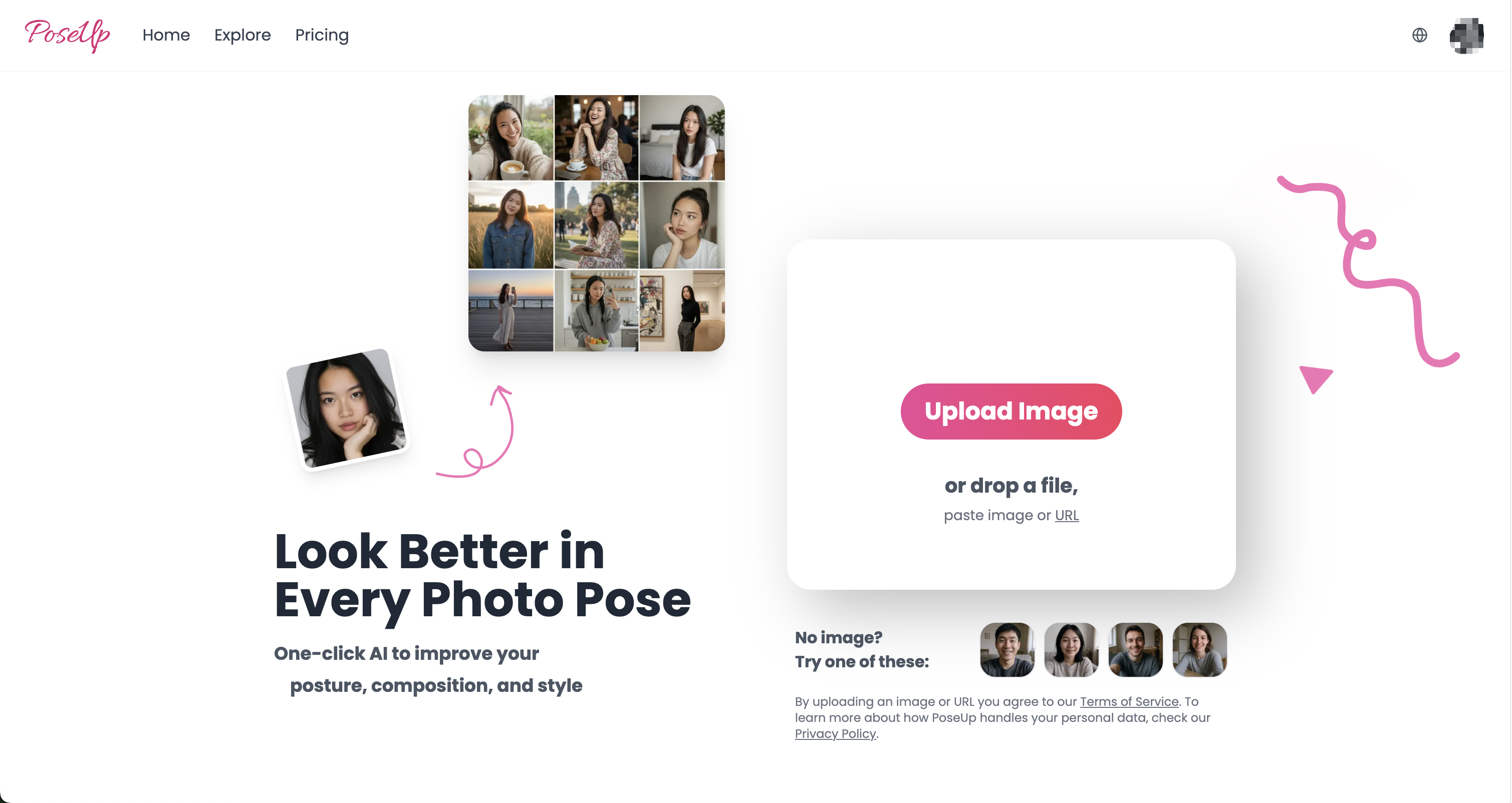 poseup app screenshot