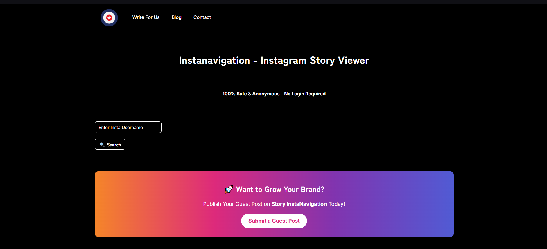 Instagram Story Viewer app screenshot