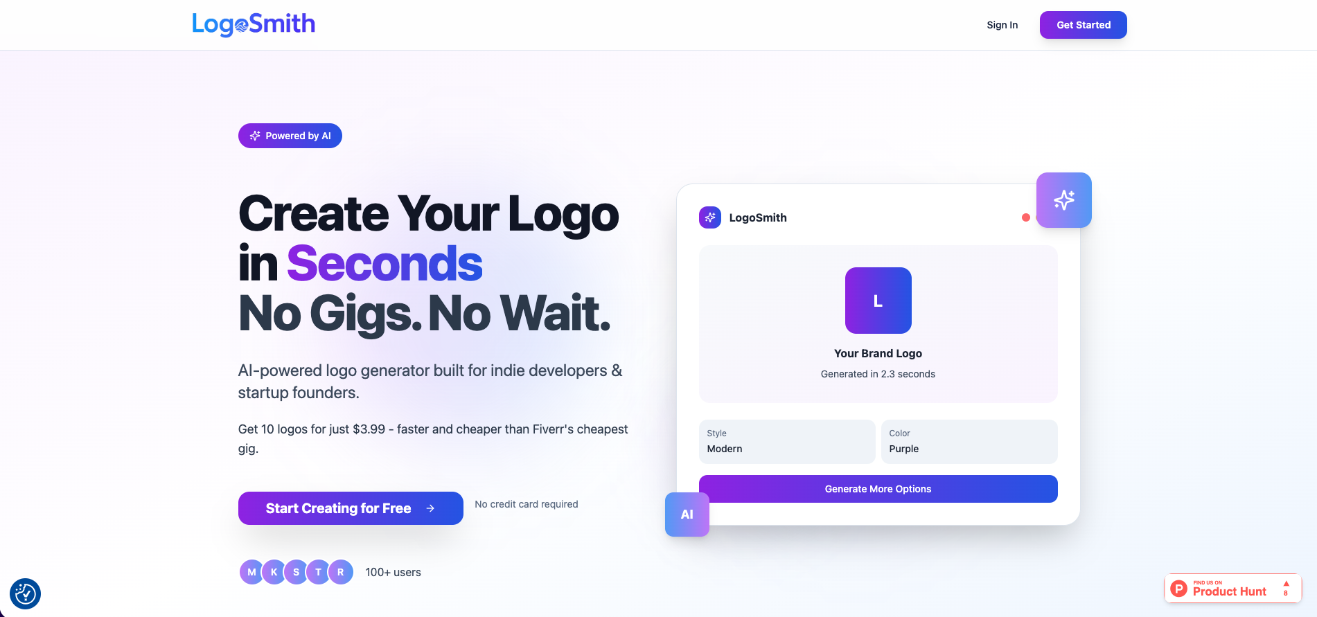 LogoSmith app screenshot