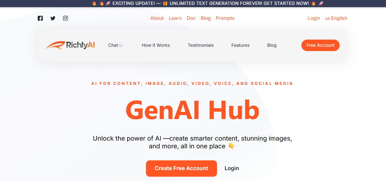 RichlyAI app screenshot