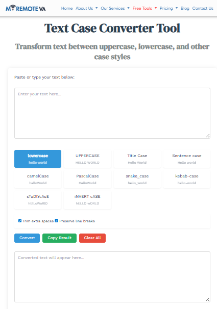 Convert Case app screenshot