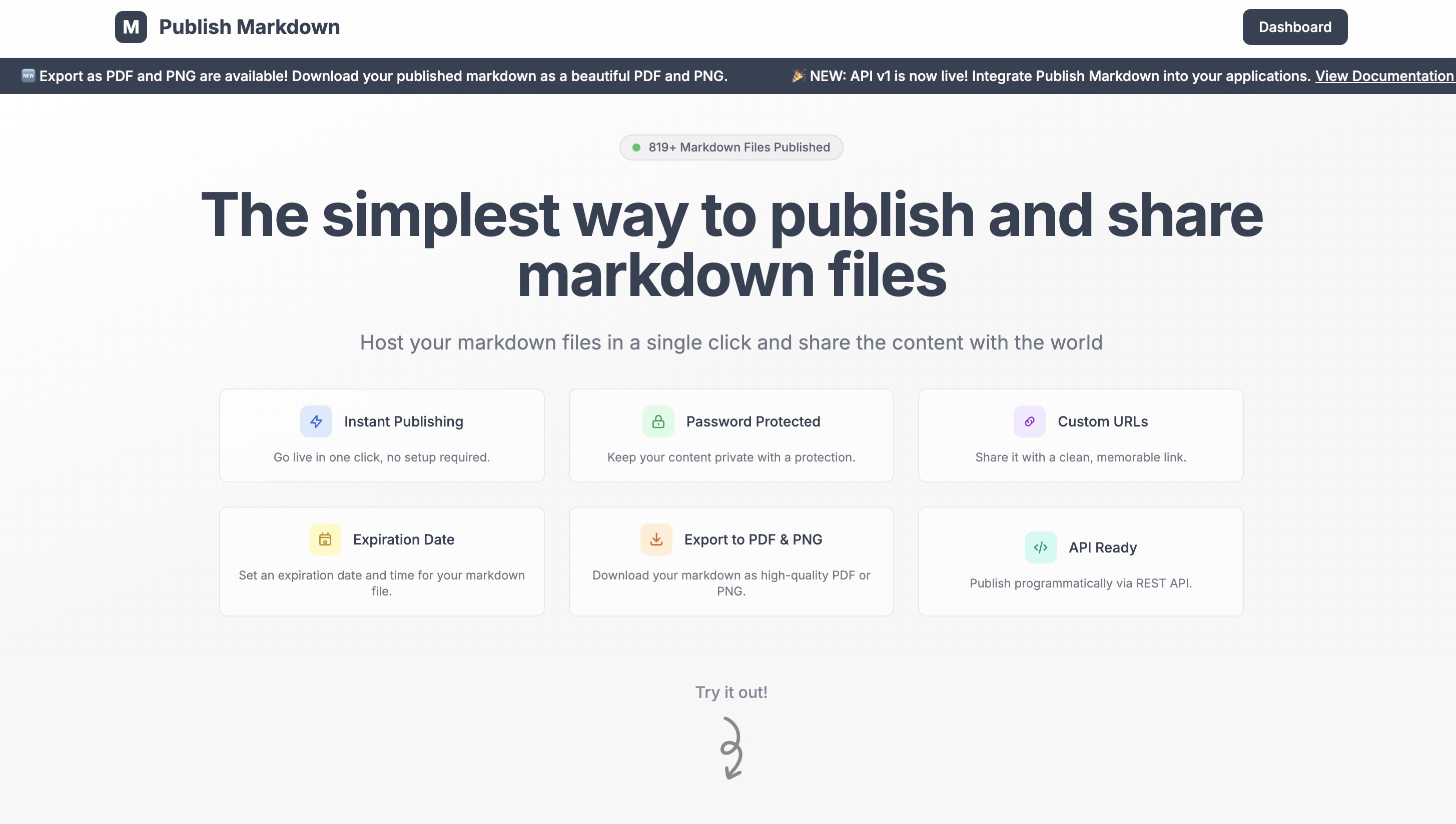 Publish Markdown app screenshot