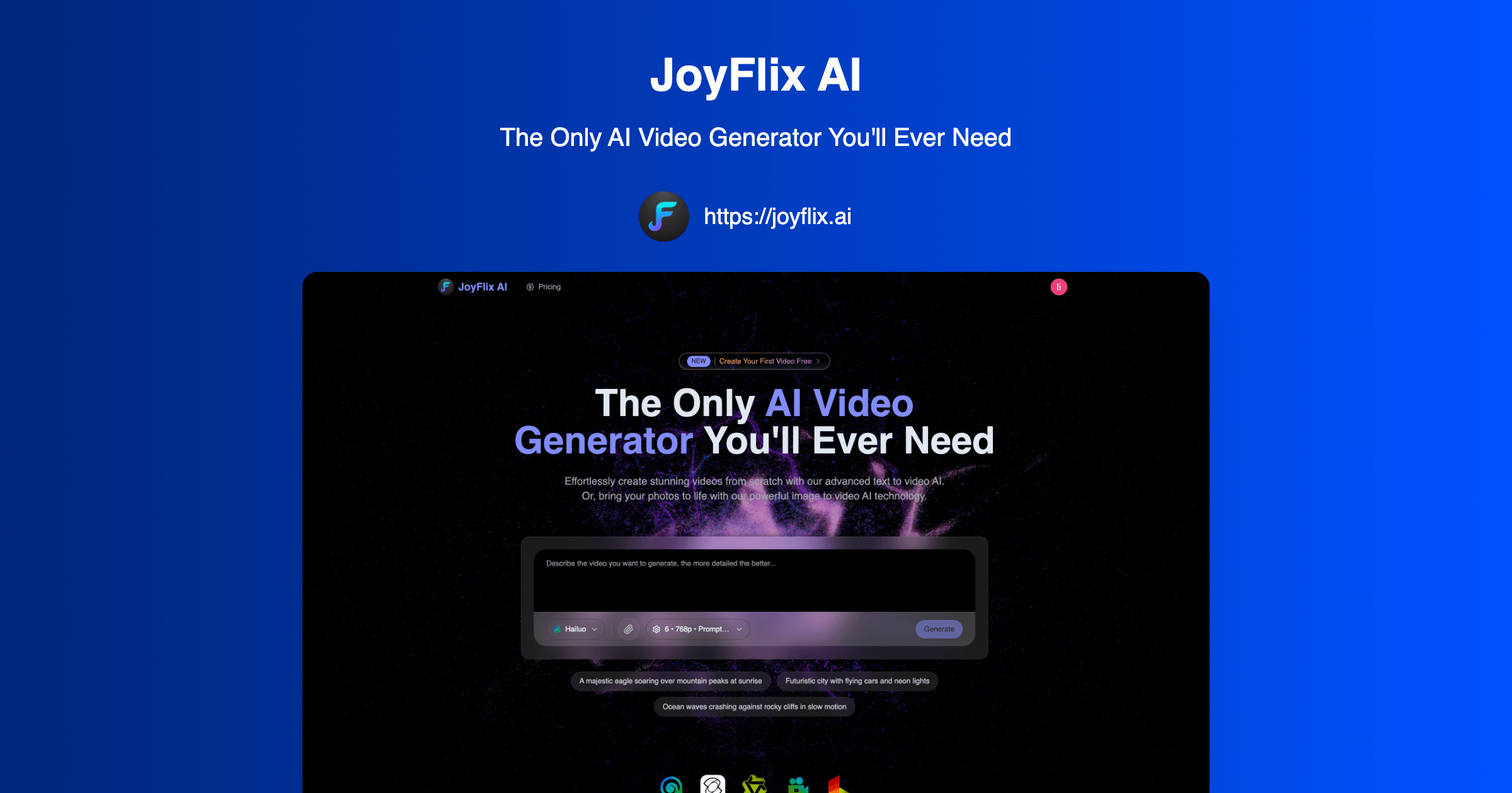 JoyFlix AI app screenshot