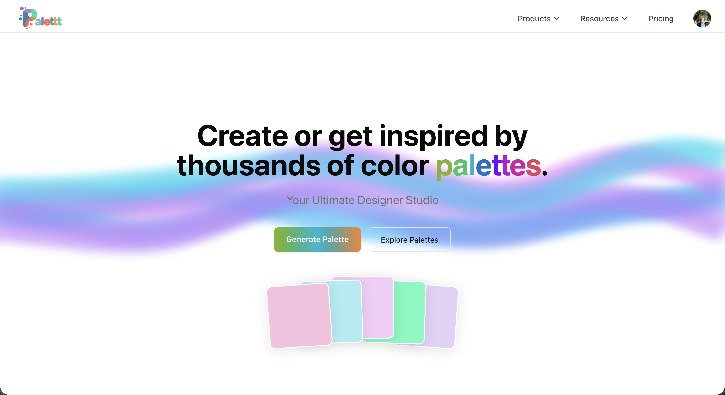 Palettt app screenshot