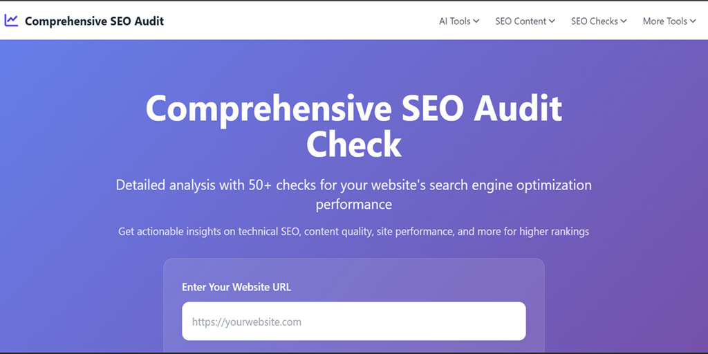 SeoWebChecker app screenshot