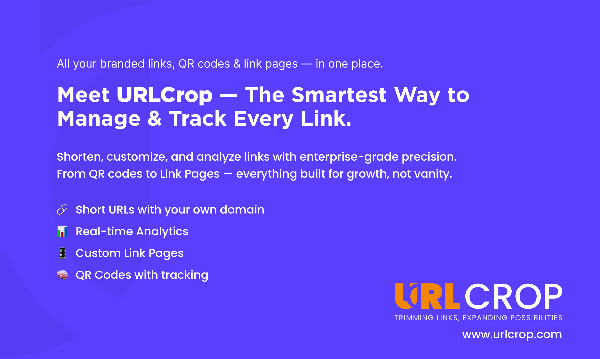 URLCrop app screenshot