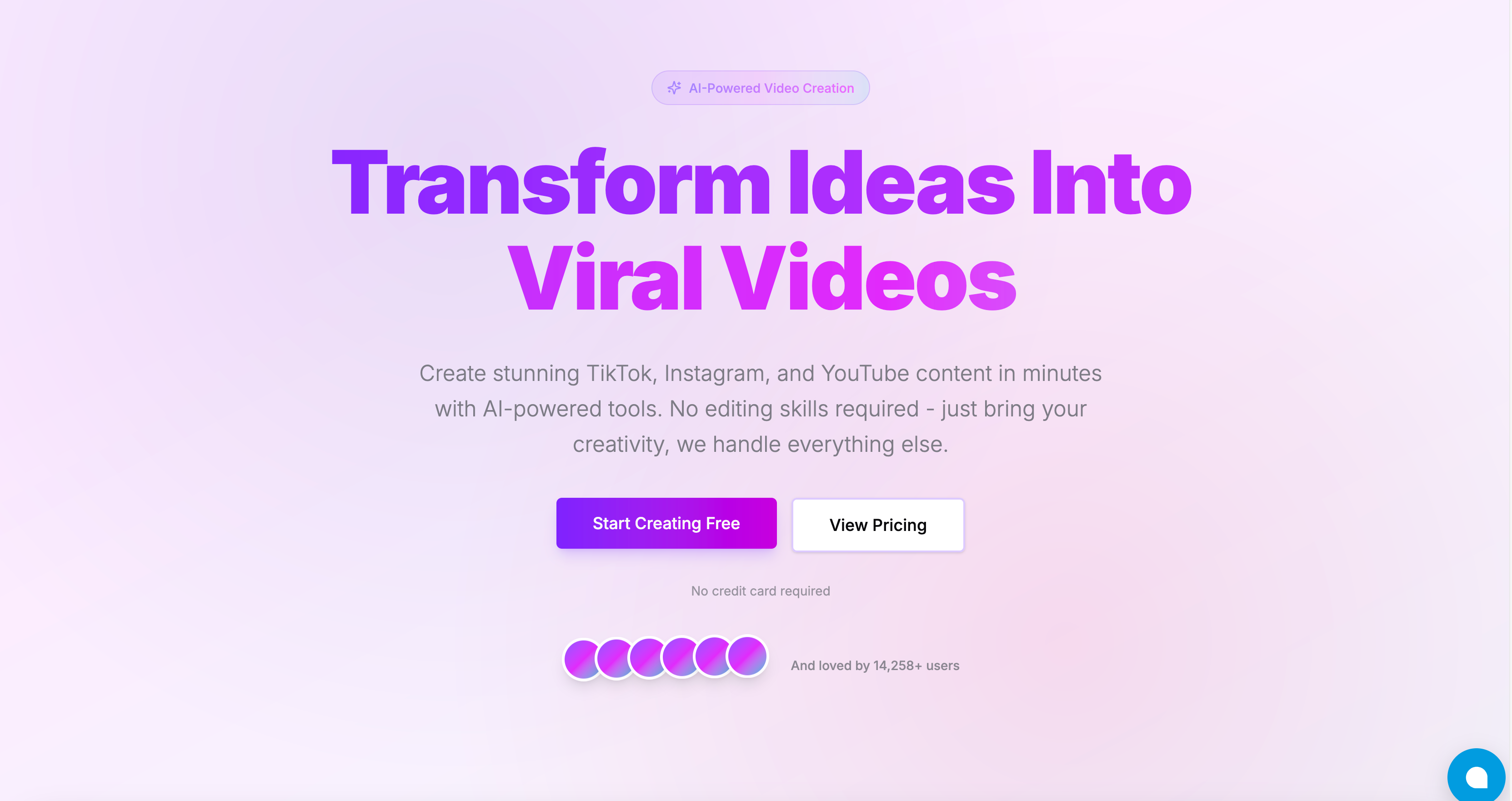 Vidione app screenshot