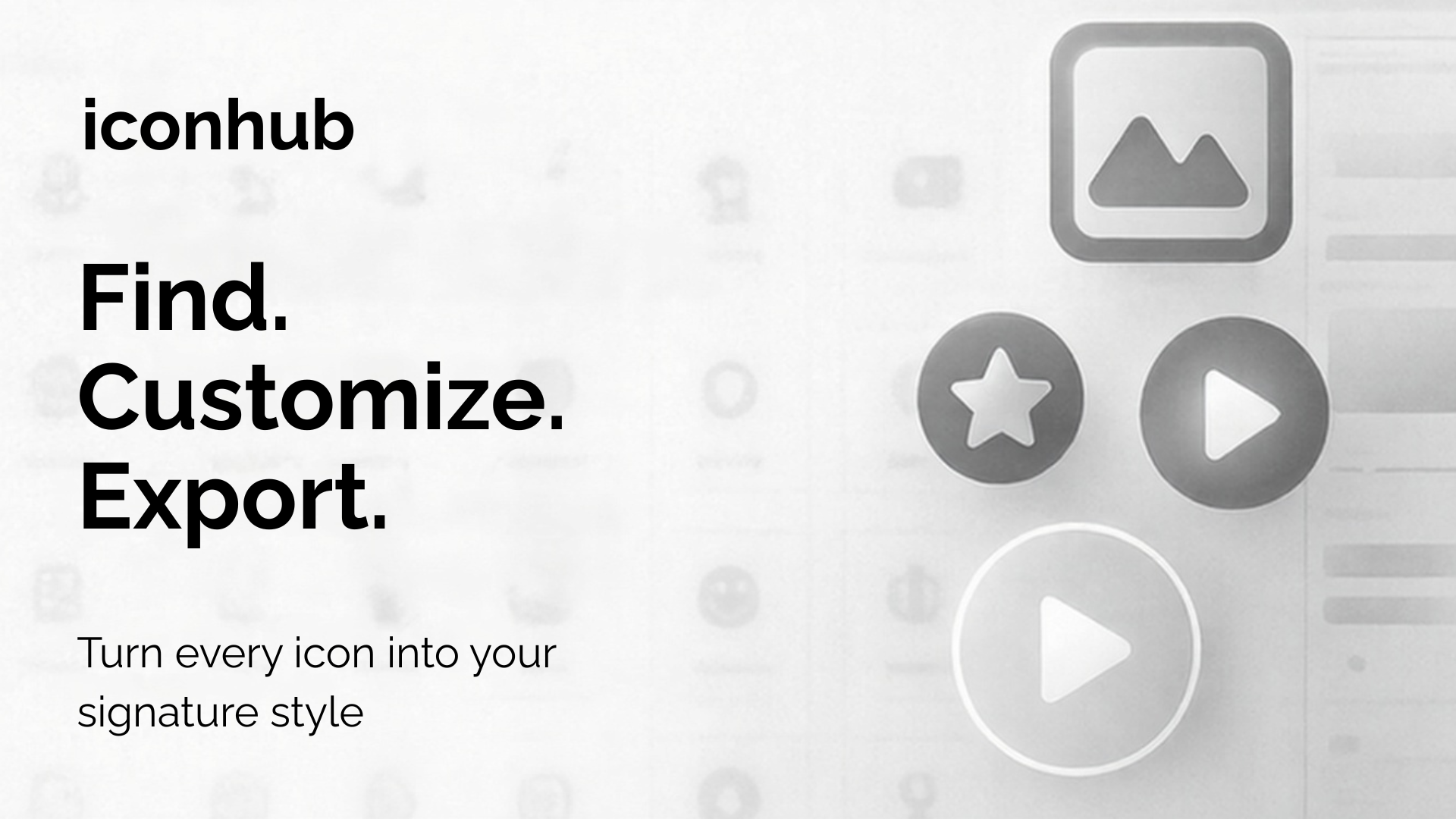 Iconhub app screenshot