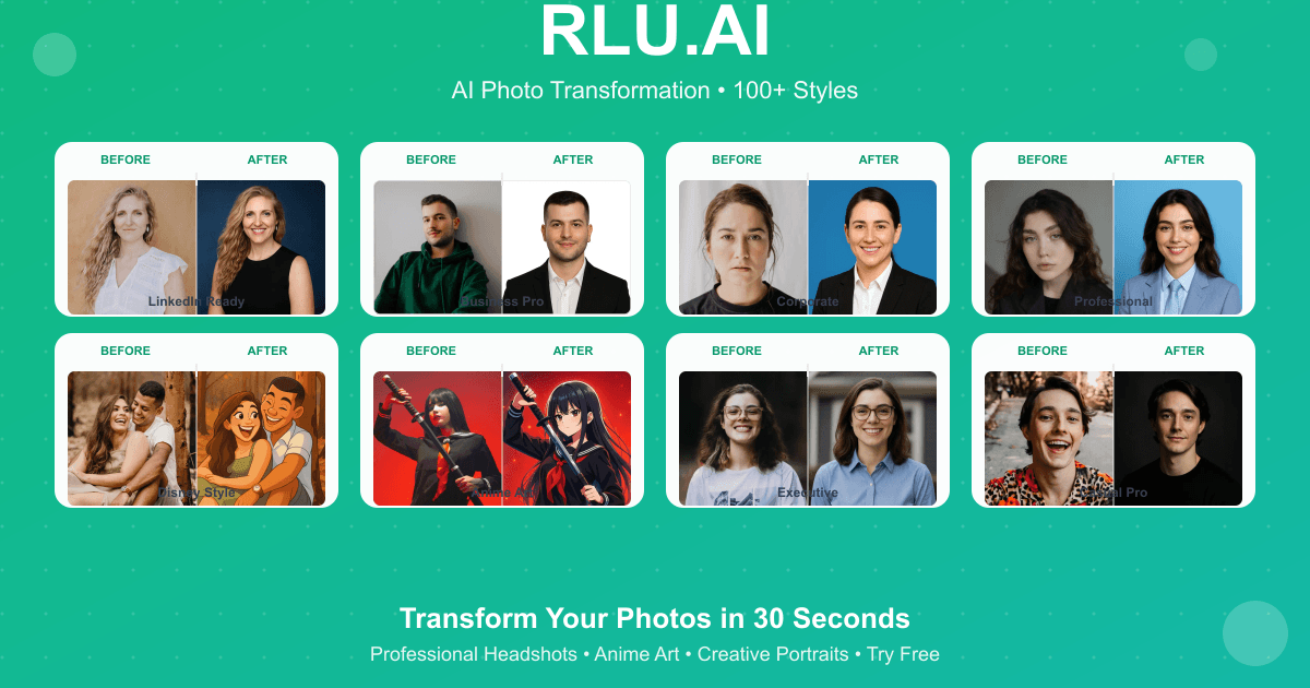 RLU.AI - AI Photo Transformation