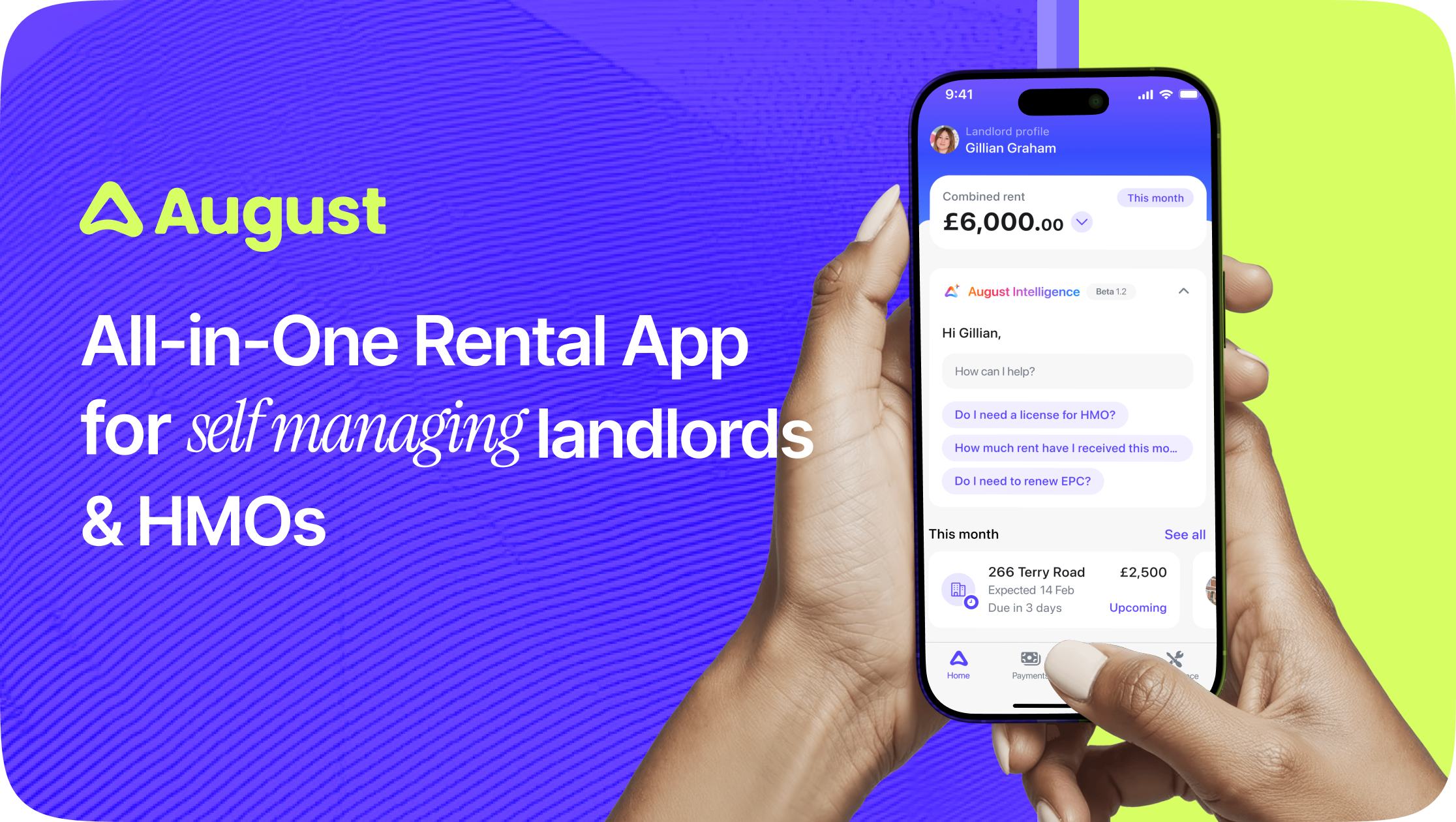 August app screenshot