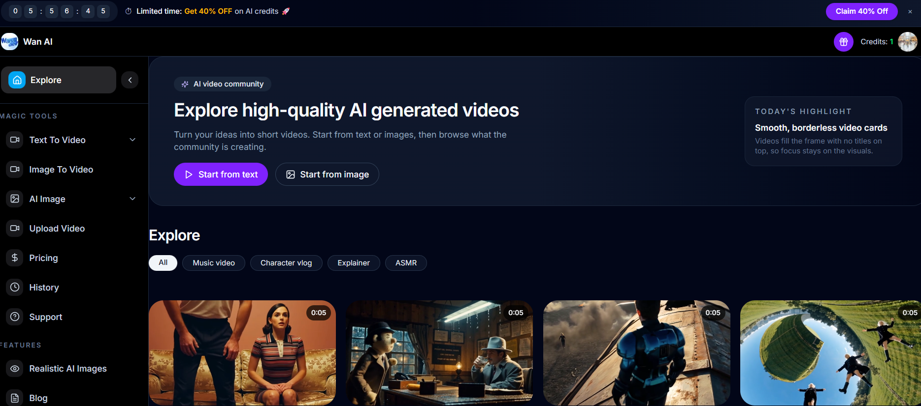 wanai.dev app screenshot