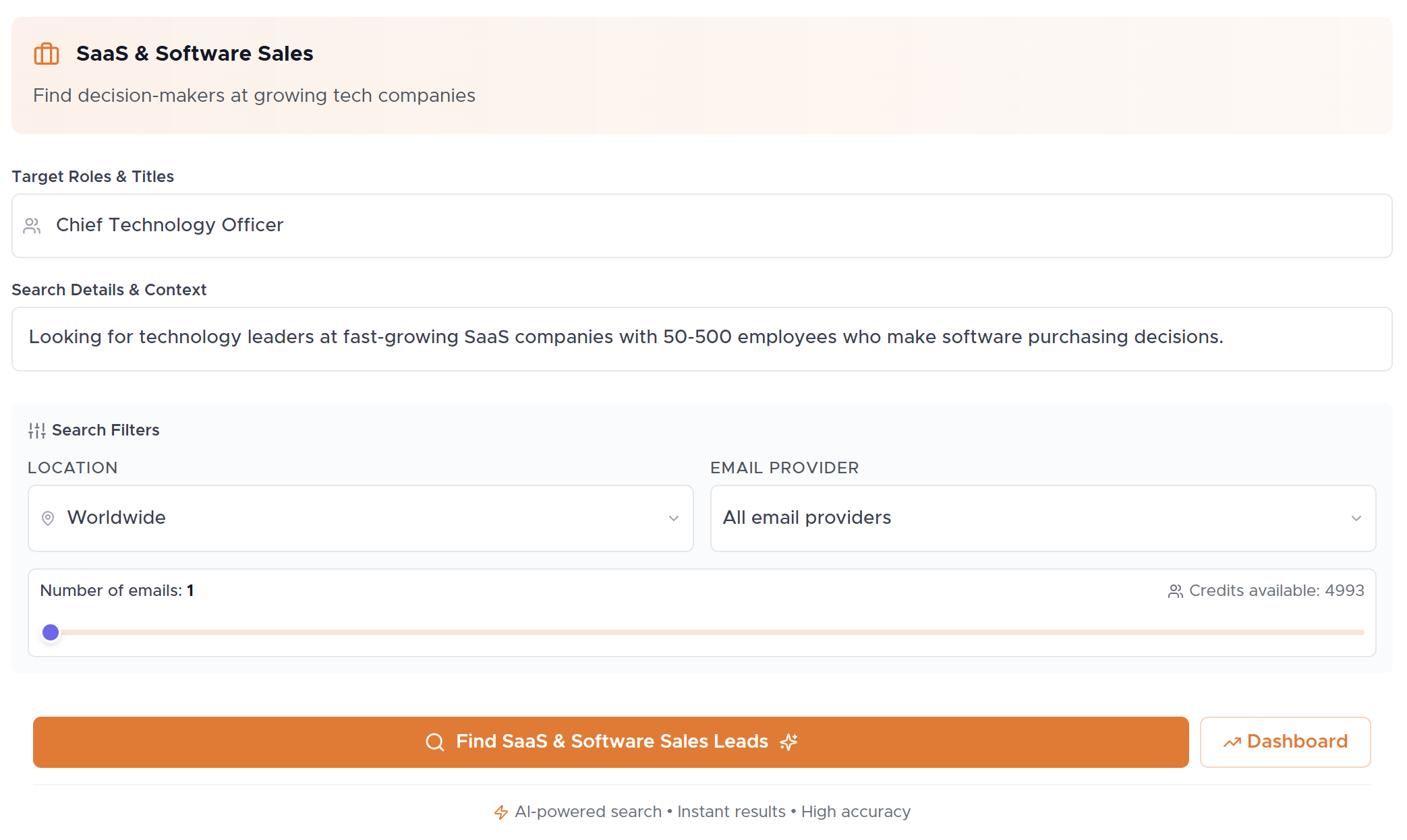 AILeadz.io app screenshot