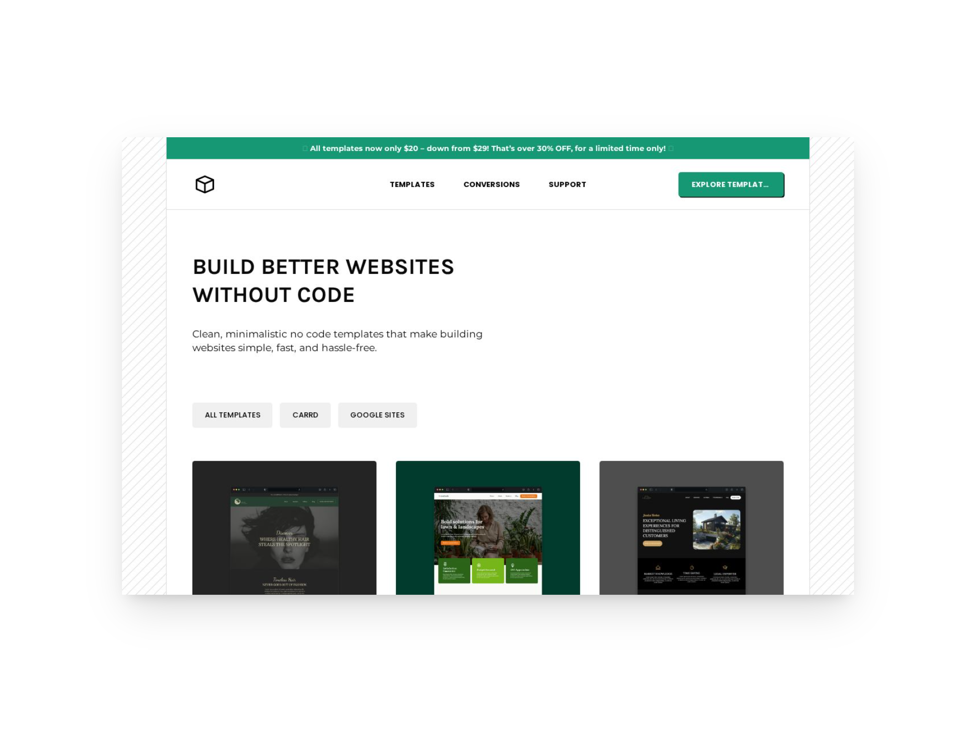 Nocodecrate app screenshot