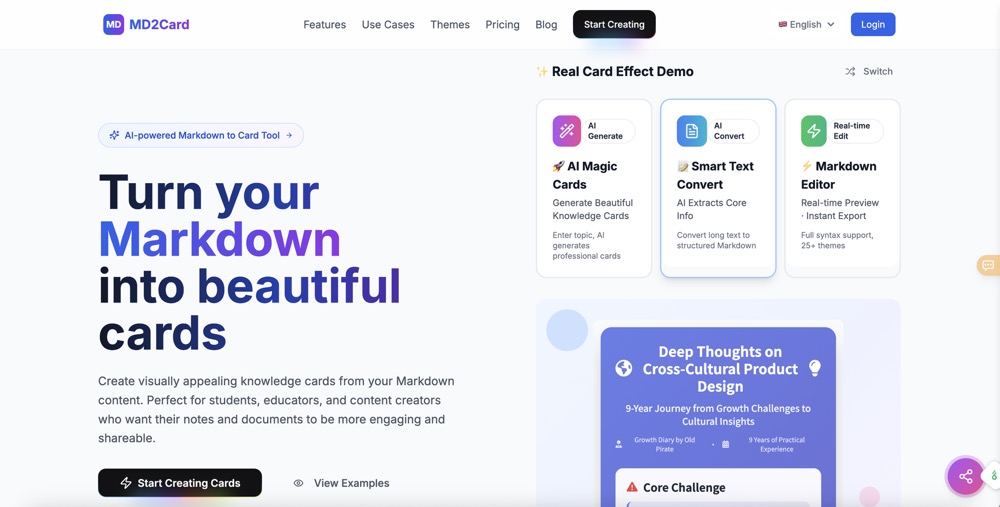 md2card app screenshot