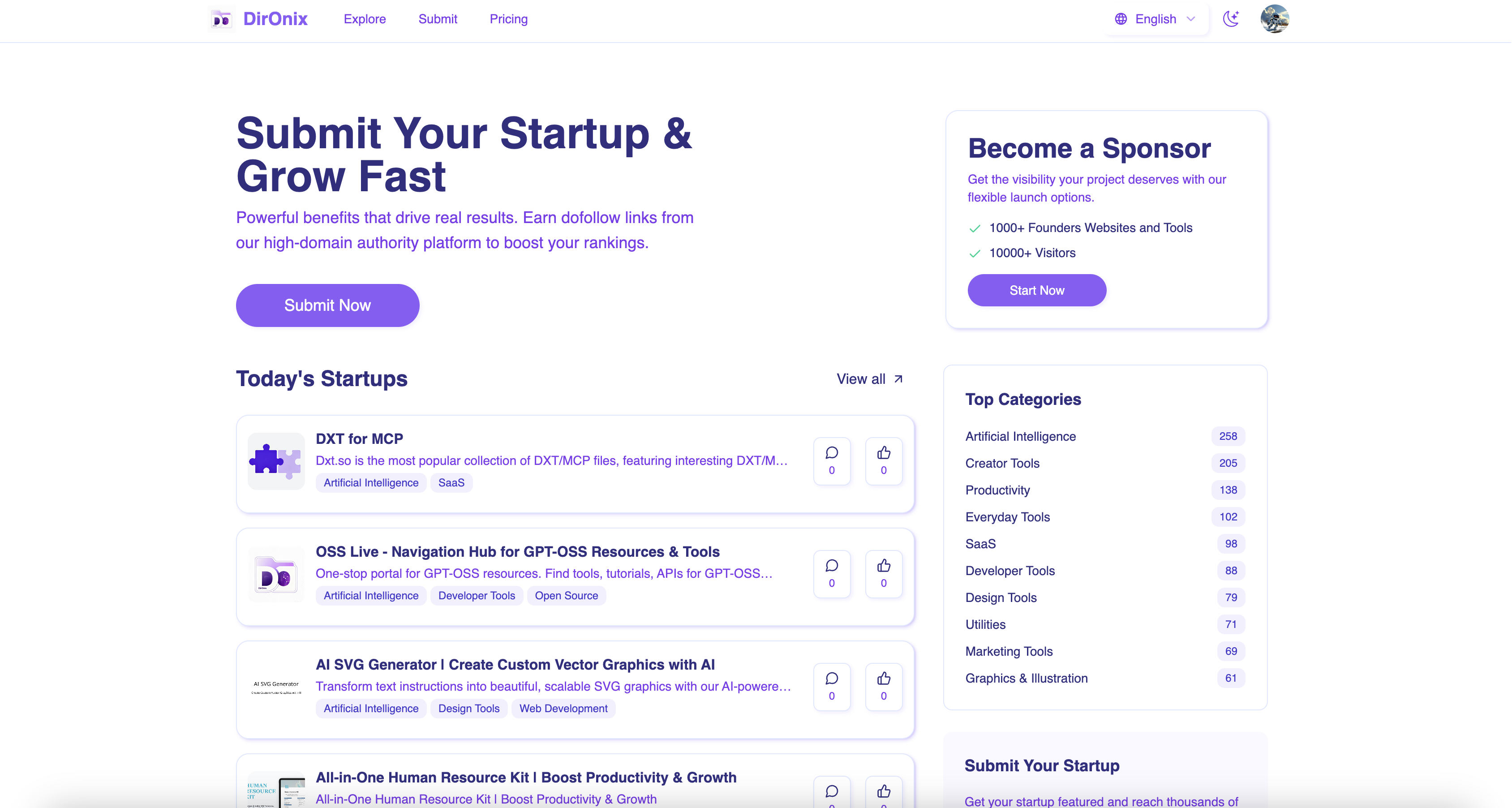 DirOnix app screenshot