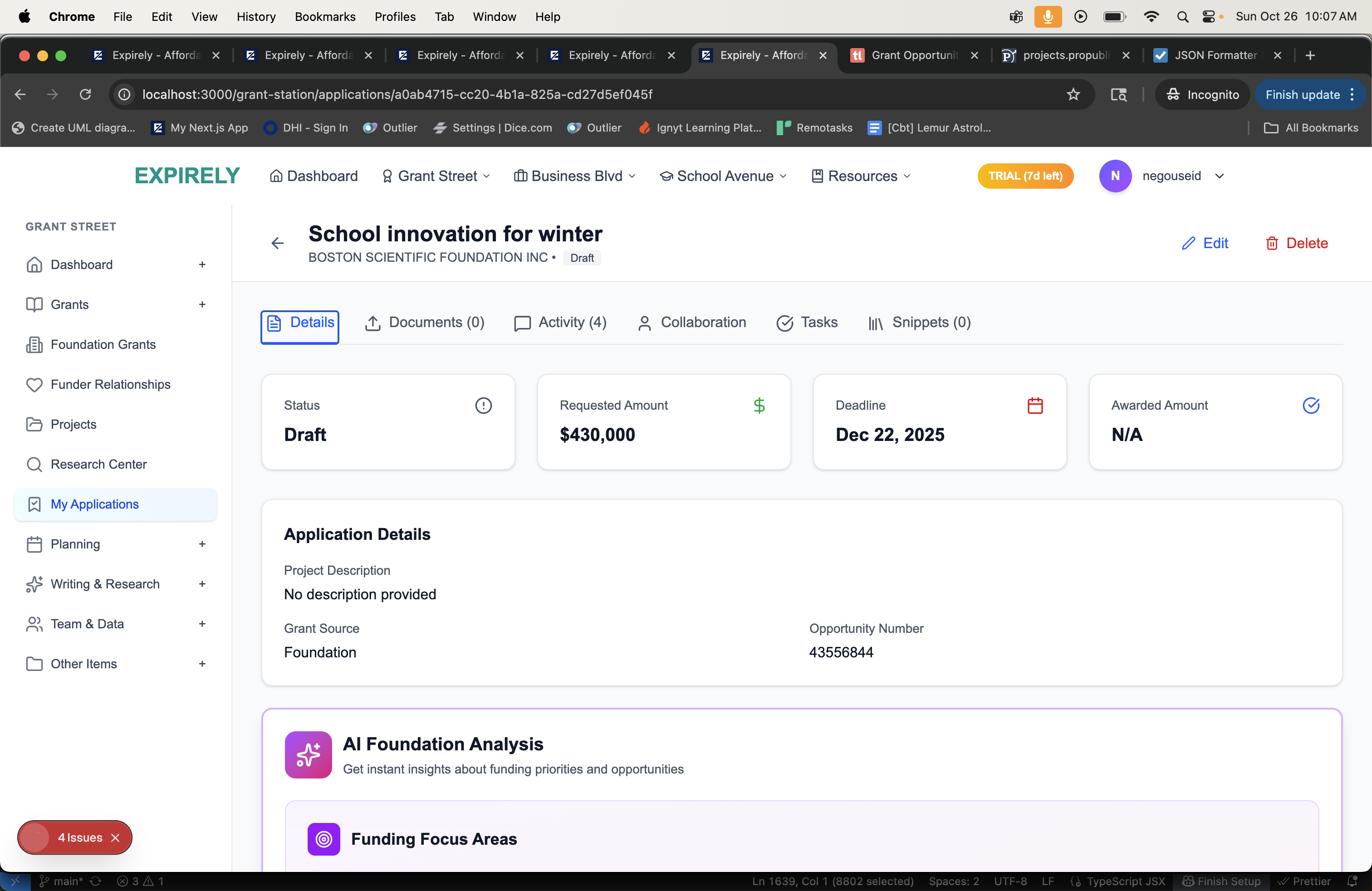 Expirely  app screenshot