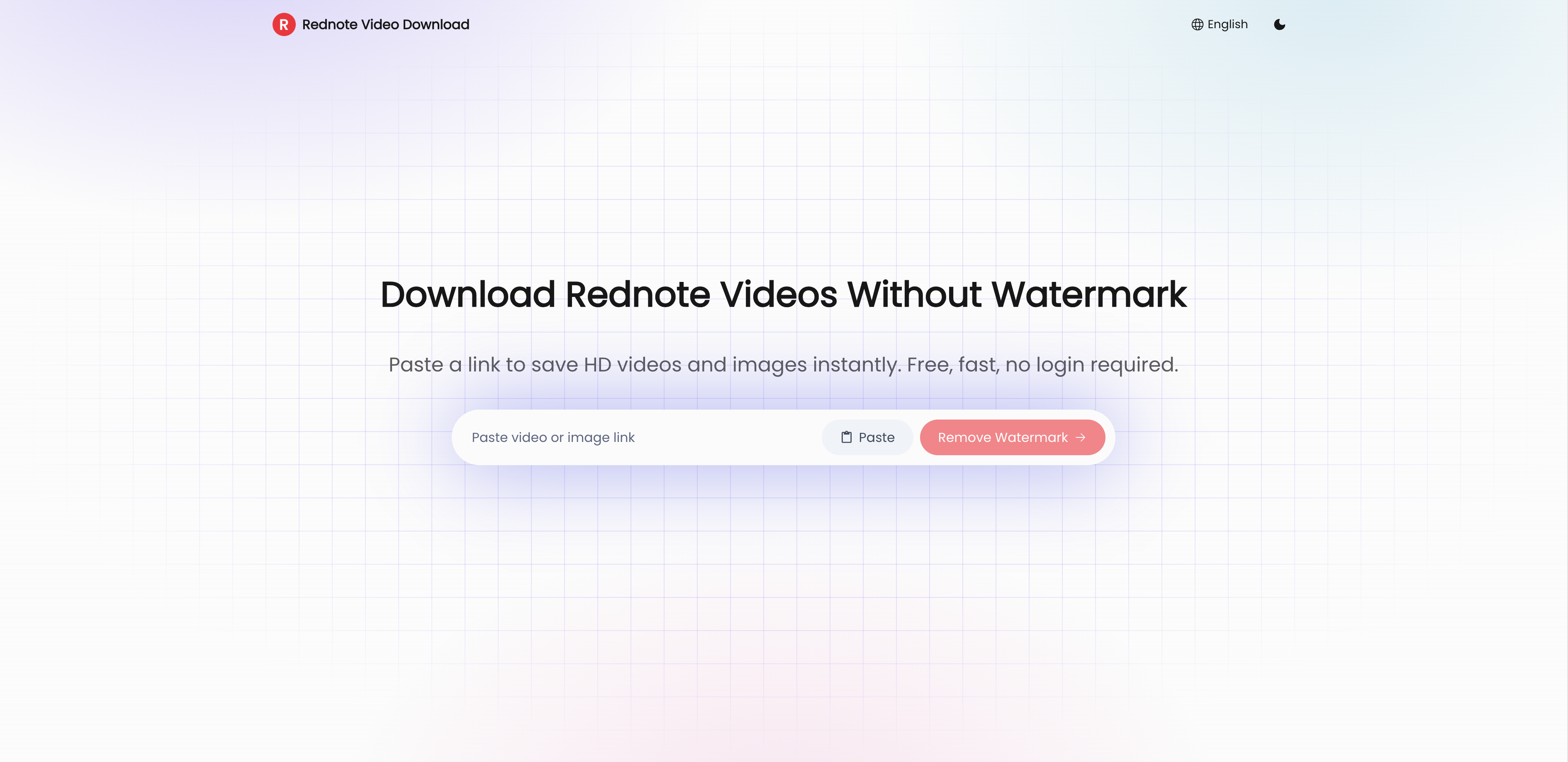 Rednote Video Download app screenshot