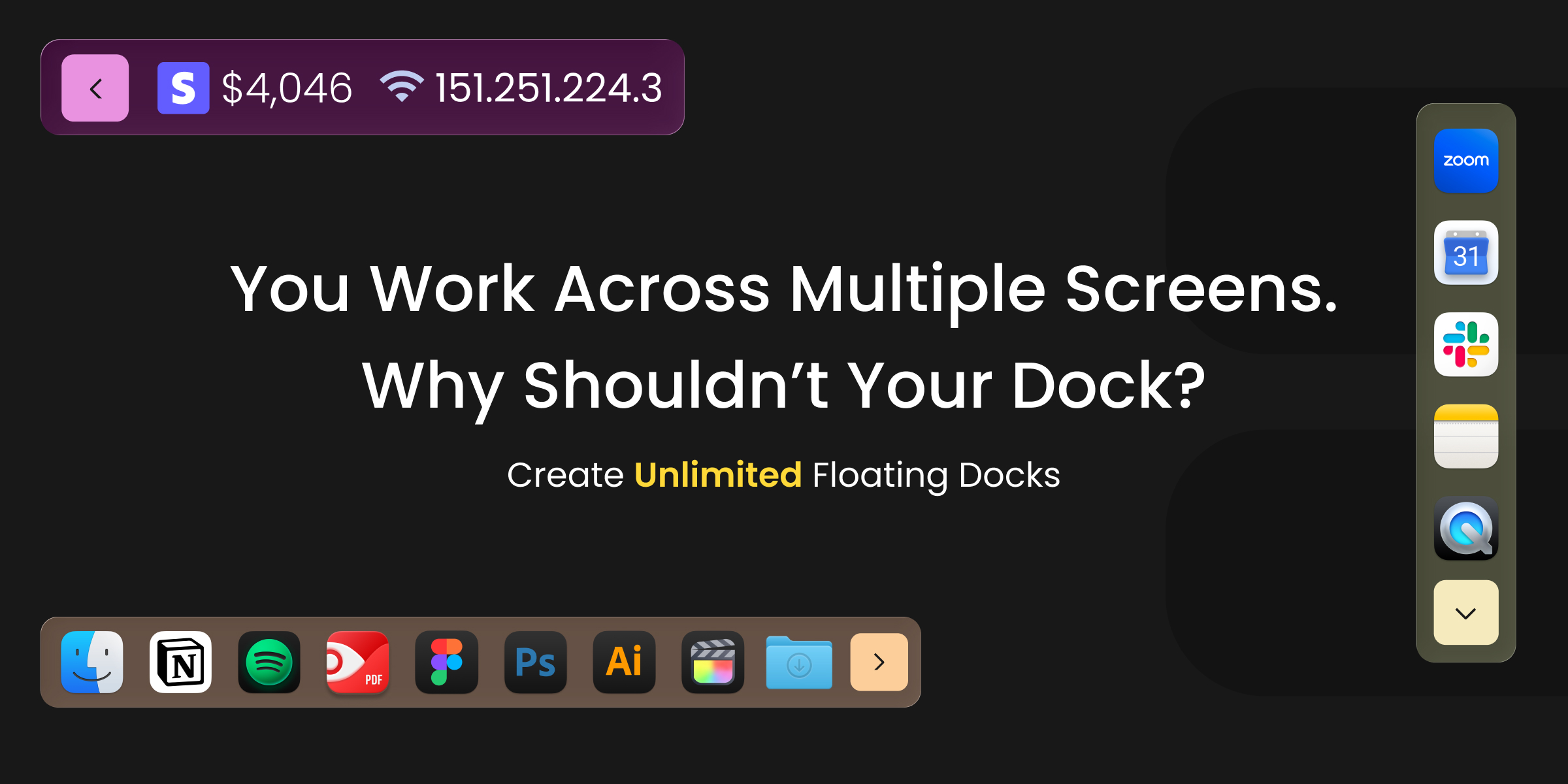 ExtraDock app screenshot
