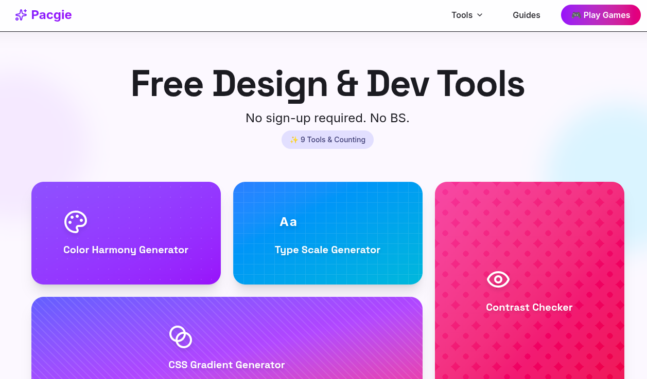 Pacgie app screenshot