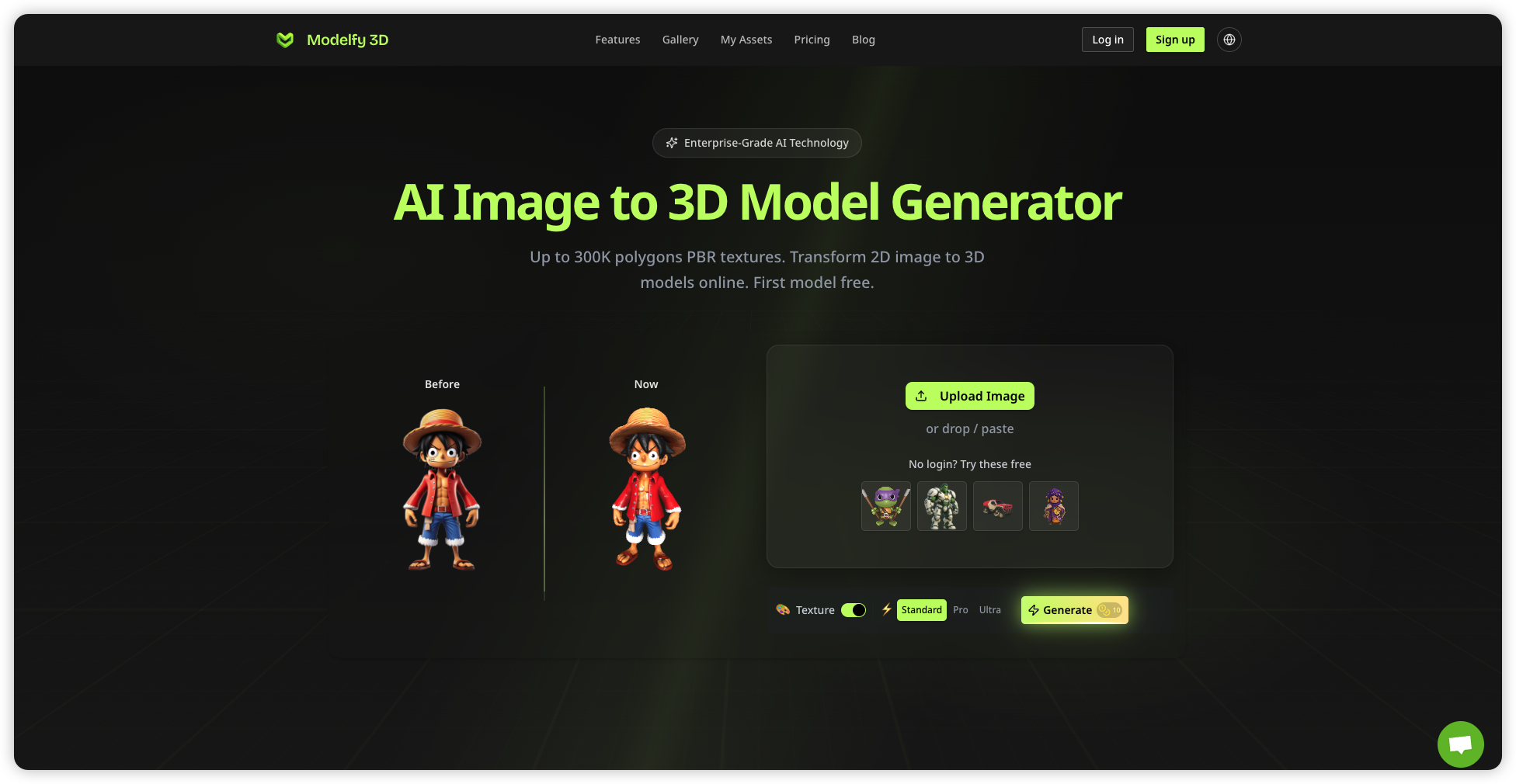 Modelfy app screenshot